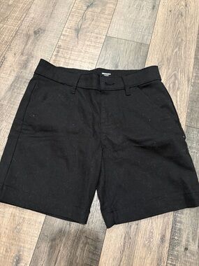 Old Navy Men's Black Flat Front Shorts